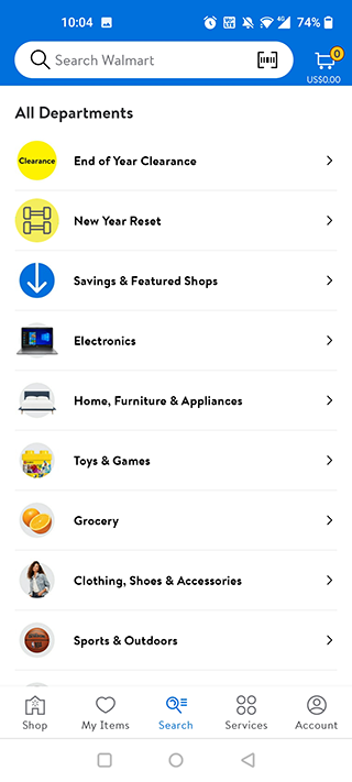 沃尔玛超市网上购物app最新版下载第2张截图